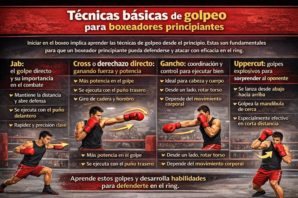 Técnicas básicas golpeo Boxeo